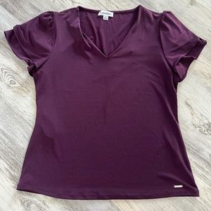 Calvin Klein purple shirt